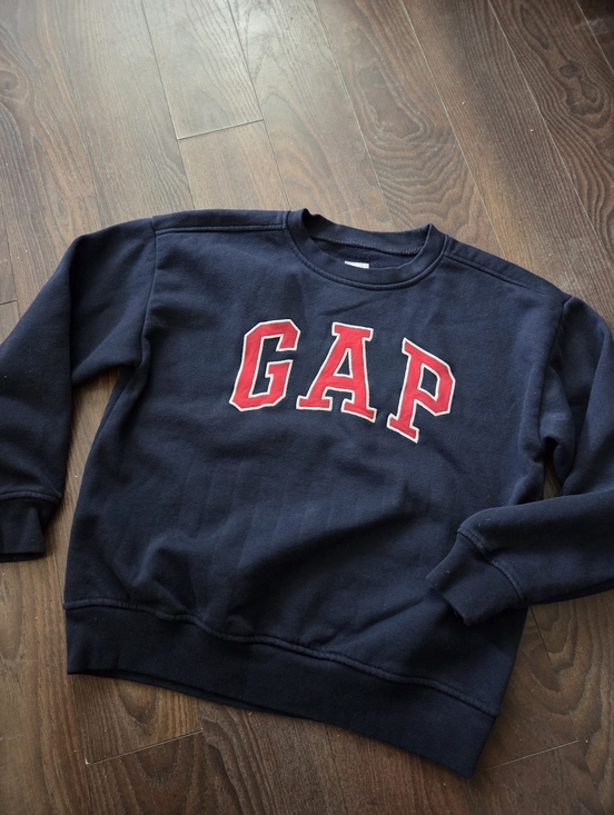 GAP Other - GAP Navy Sweatshirt with Red Lettering, Varsity, Youth Size Large
